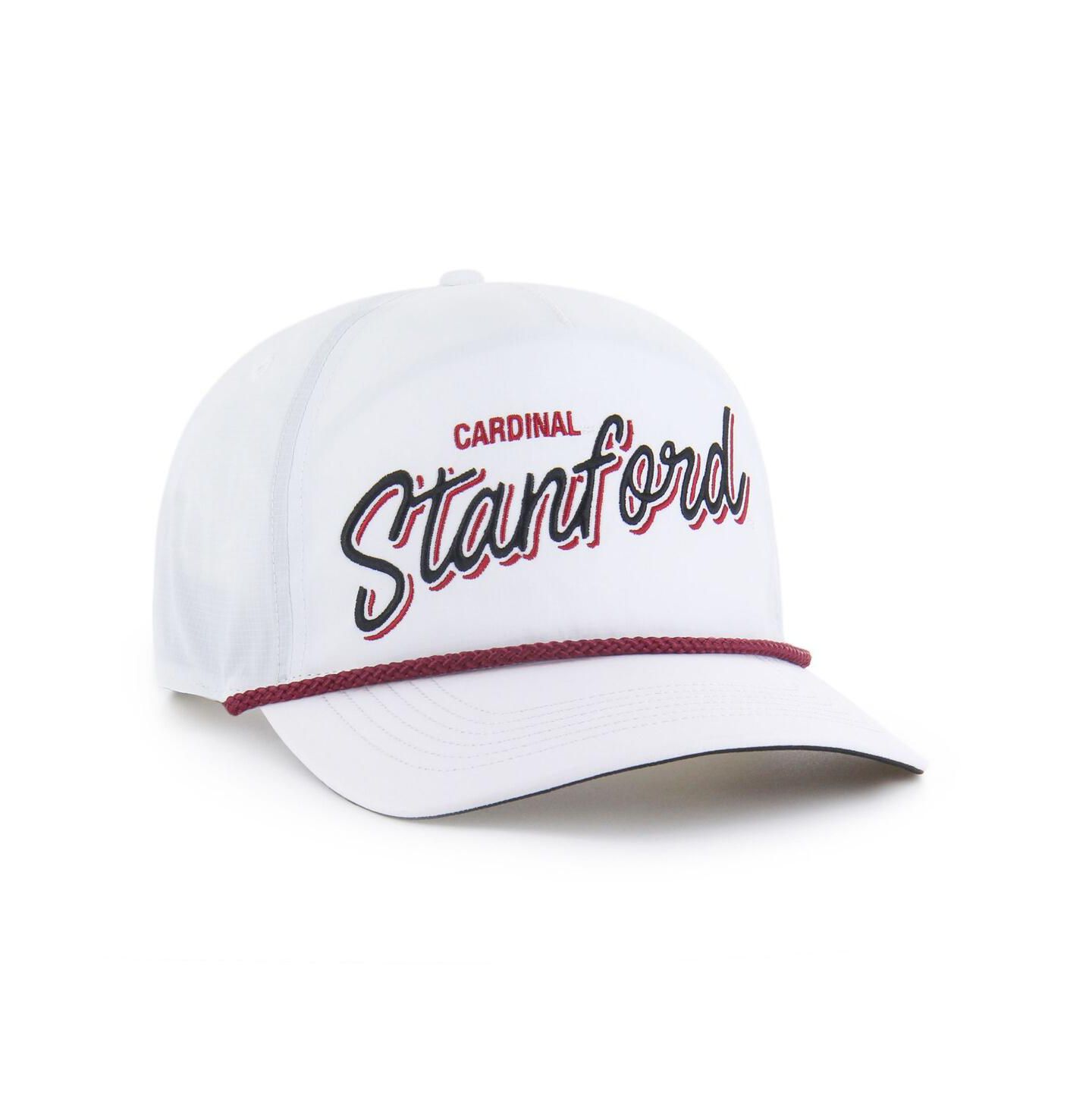 Мужская кепка '47 Brand White Stanford Cardinal Fairway Hitch Adjustable Hat — фото 2