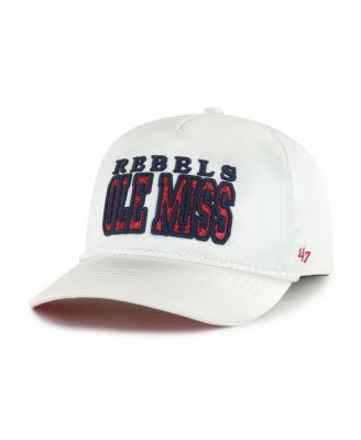 Women's White Ole Miss Rebels Outspoken Hitch Adjustable Hat