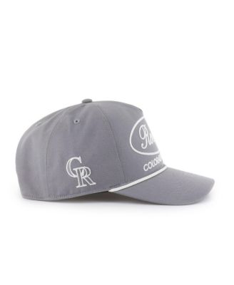 Men's Gray Colorado Rockies Foundational Hitch Adjustable Hat