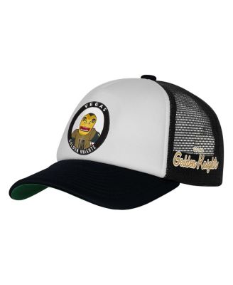 Mitchell & Ness - Big Boys and Girls White Vegas Golden Knights Mascot Adjustable Trucker Hat