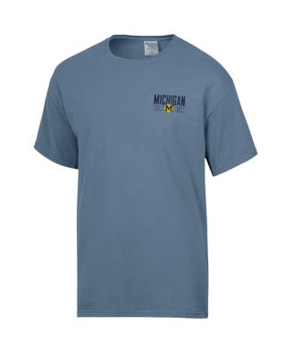 Men's Blue Michigan Wolverines Big Name T-Shirt