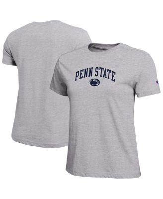 Women's Gray Penn State Nittany Lions Arched Over Logo T-Shirt