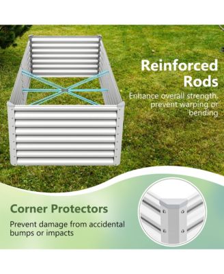 Raised Garden Bed Large Metal Planter Box Kit for Vegetable Herb 6' x 3' x 2'