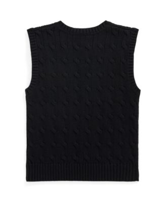 Toddler and Little Boys Cable-Knit Sweater Vest