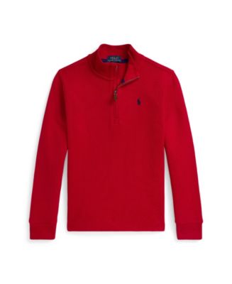 トップス Polo Ralph Lauren Polo Ralph Lauren Boys' 2-7 Estate-Rib Quarter-Zip Pullover - Macy's