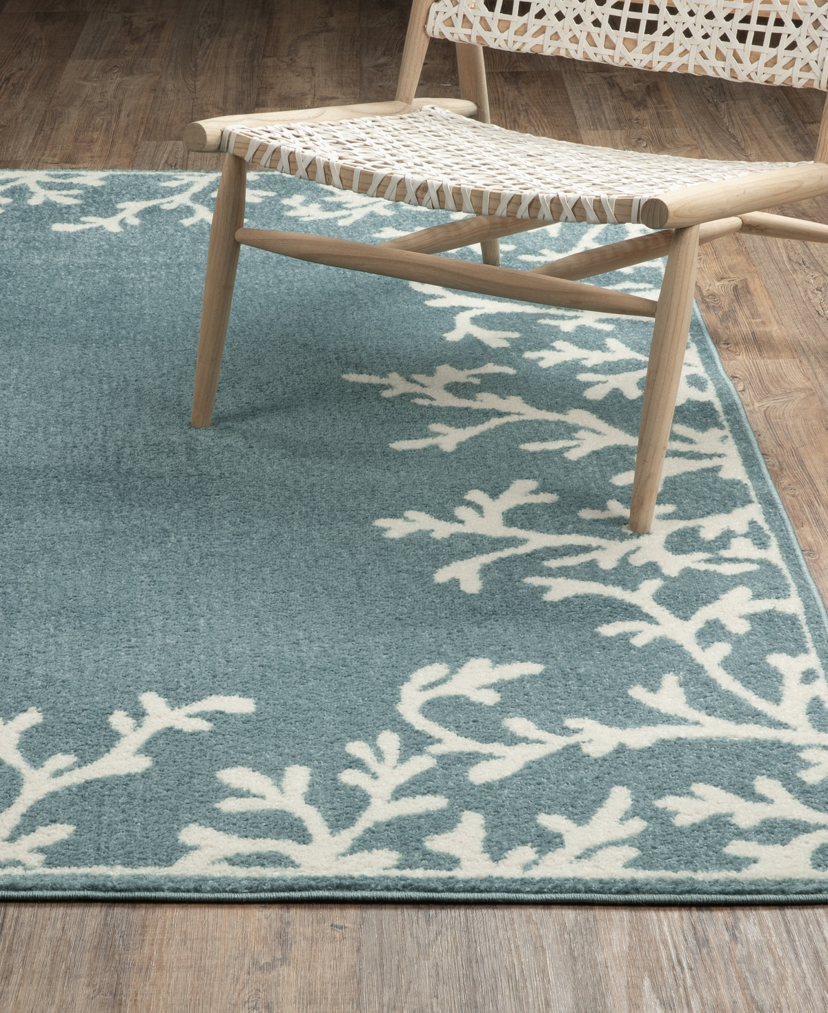 Oriental Weavers Quinn Qui07 5' X 8' Area Rug In Blue