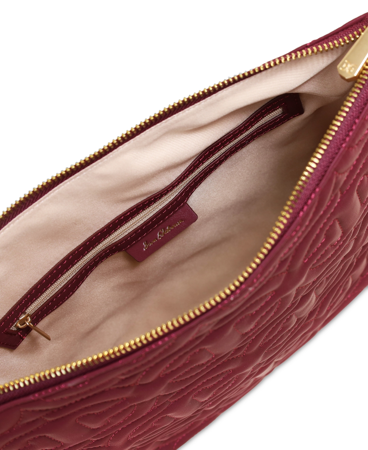 Sam Edelman 3-piece Ethyl Travel Pouch Set In Burgundy
