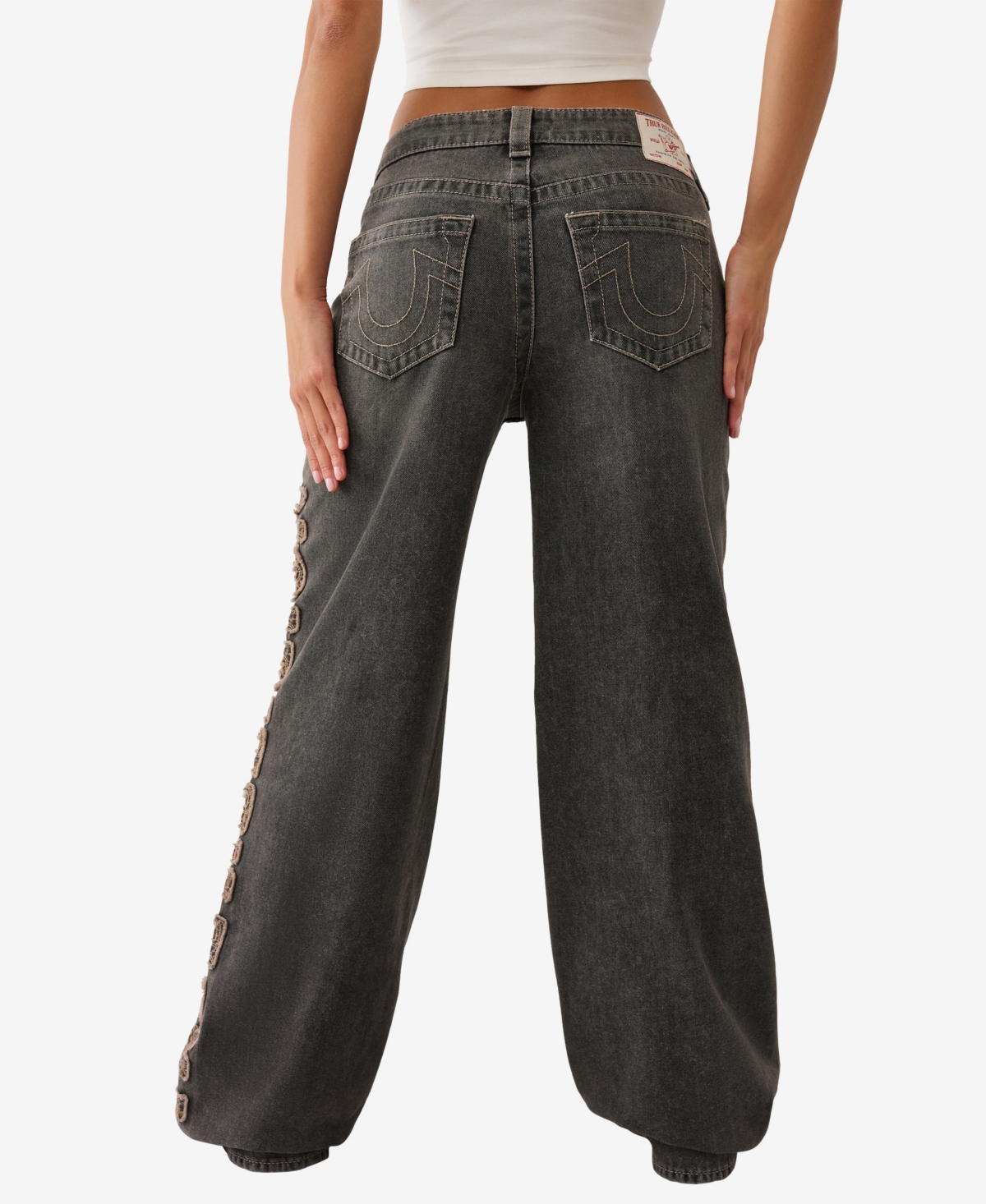 True Religion Women's Bobbi Baggy Jeans In Brown