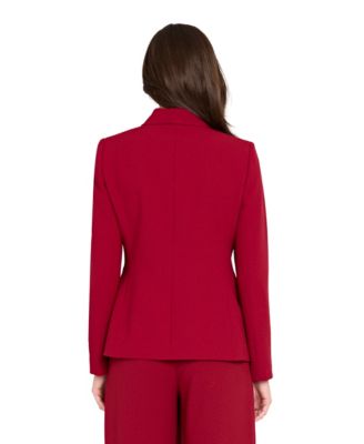 Women's Peak Lapel One-Button Jacket