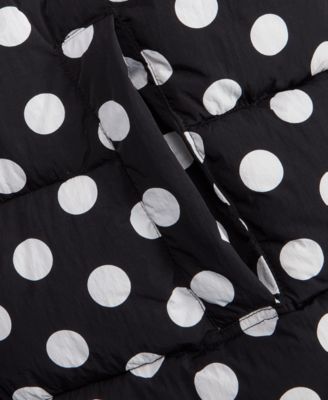 Women's Cropped Dot Puffer Jacket, Macy's Exclusive