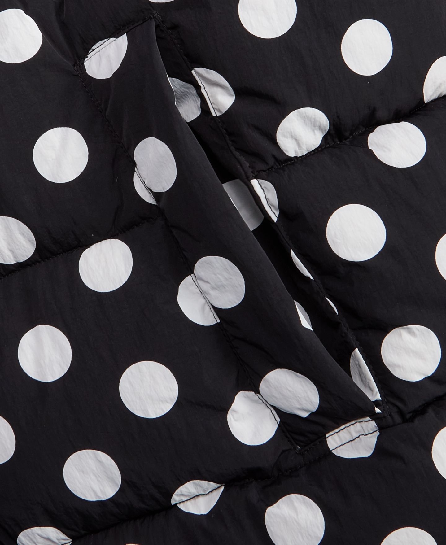 Женская куртка On 34th Cropped Dot Puffer, цвет: Чёрный комбинированный — фото 10