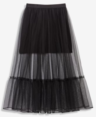 Women's Tulle Overlay Skirt, Macy's Exclusive