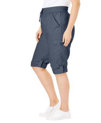 Women's Within Convertible Length Cargo Capri/Bermuda