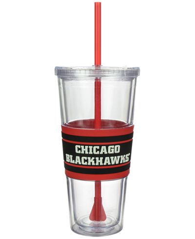 Boelter Brands Chicago Blackhawks 22 oz. Hyped Straw Tumbler
