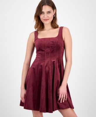 Women's Square Neck Short Dress