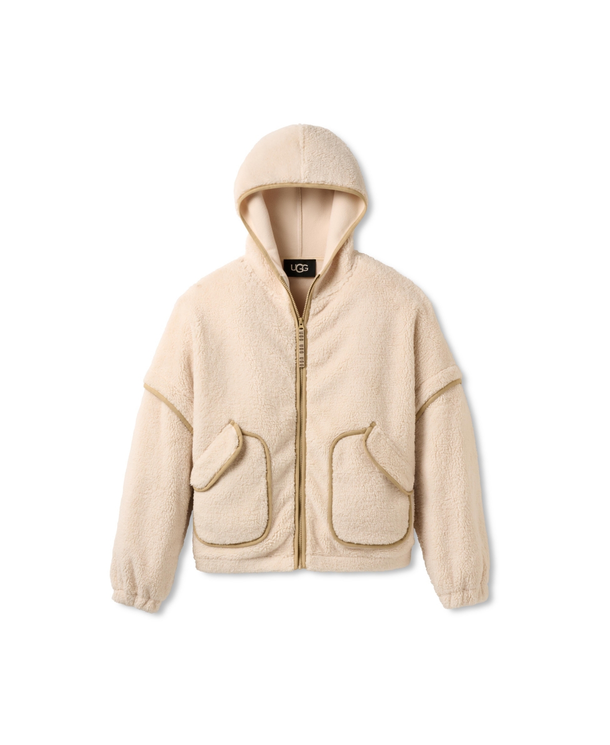 Ugg Mariella Fluff Zip Hoodie In Neutral