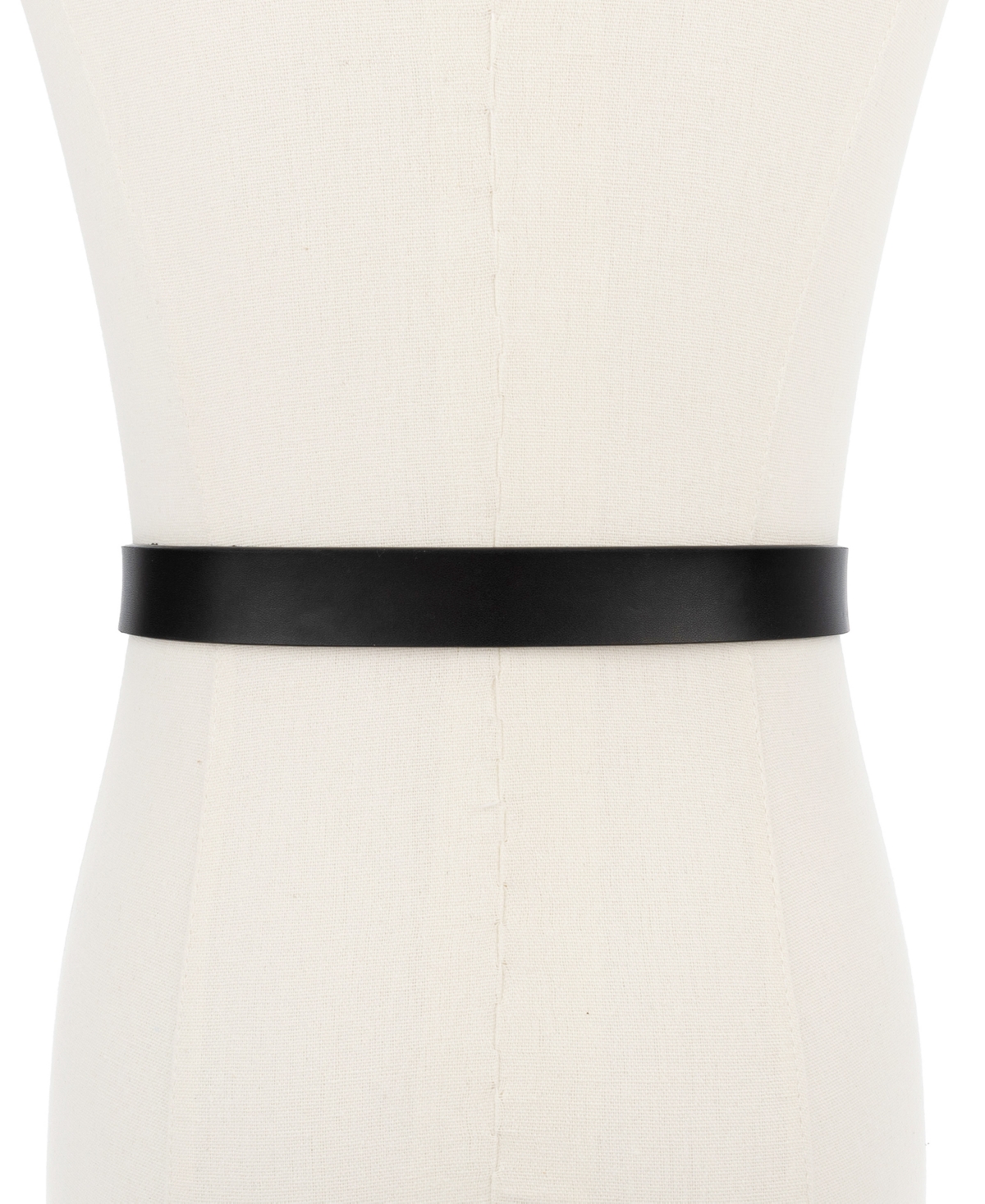 Kate Spade Women's Faceted Flower Buckle Belt In Black