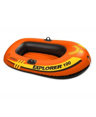 58329EP Explorer 100 1 Person Youth Pool Lake Inflatable Raft Row Boat