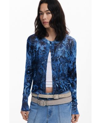 Women's Shiny button sweater