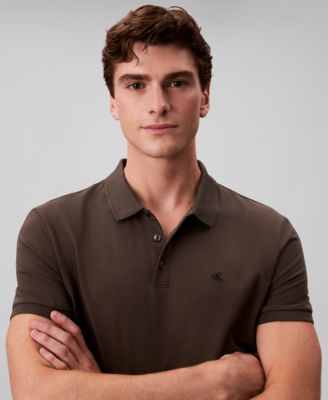 Men's Short Sleeve Solid Polo Shirt
