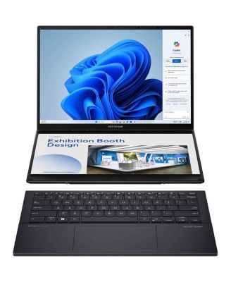 ZenBook Duo UX8406CA-DS79T 14" 3K 120Hz 2-In-1 OLED Touchscreen Laptop, Intel Core Ultra 7 255H 2.0GHz, 32GB RAM, 1TB SSD, Windows 11 Home