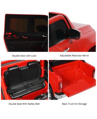 Licensed Mercedes Benz x Class 12V 2-Seater Kids Ride On Car w/ Trunk