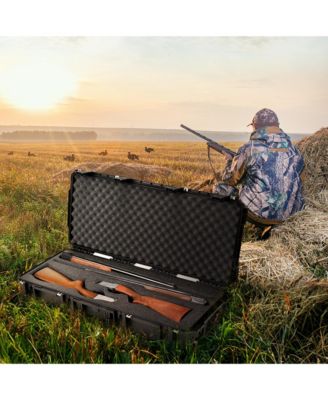 Cases iSeries 3614 Hard Exterior Double Custom Breakdown Shotgun Case, Black