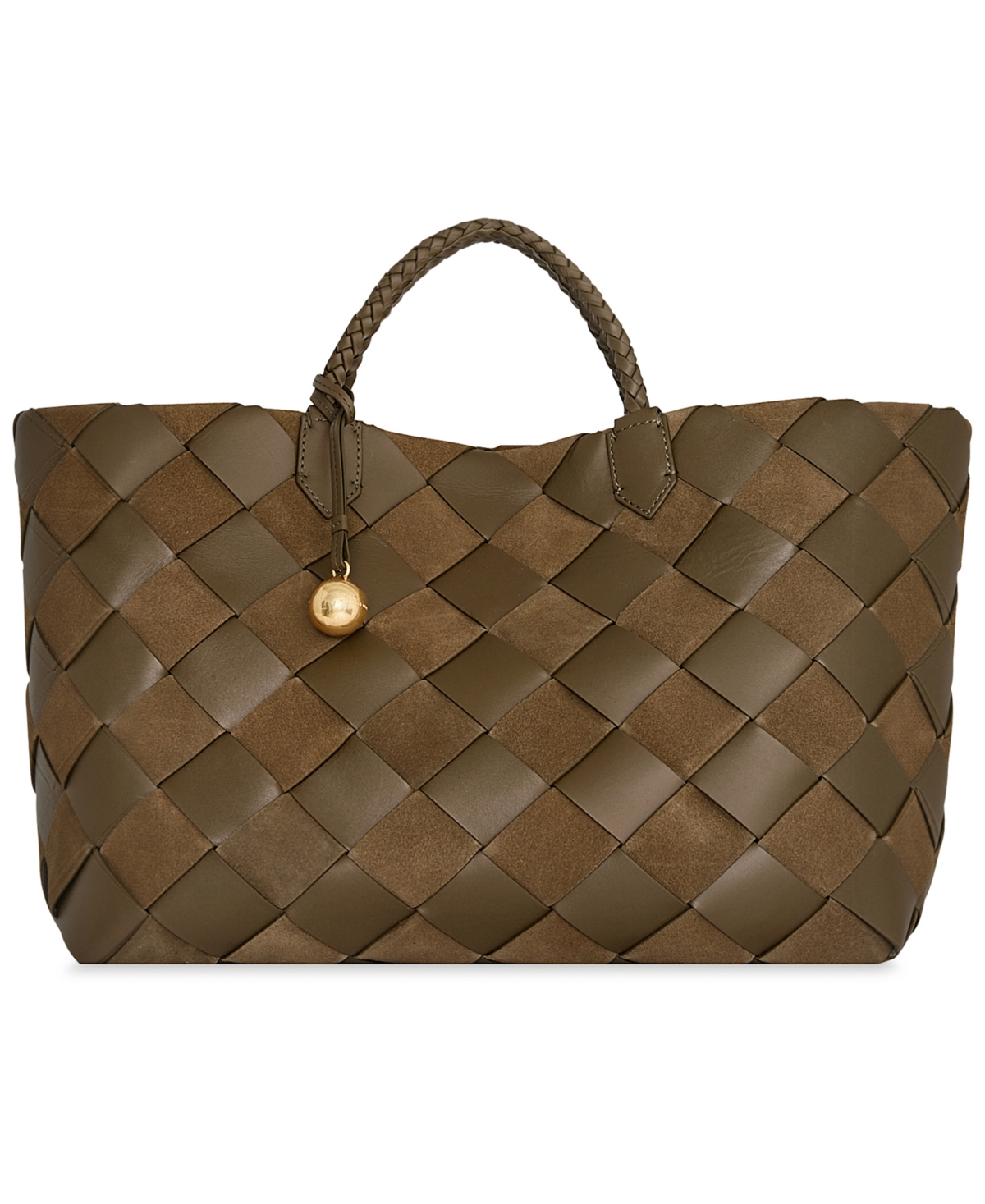Rebecca Minkoff Frankie Woven Tote Handbag In Brown