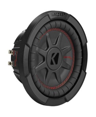 8" CompRT Series Shallow-Mount Dual Voice Coil All-Weather Subwoofer