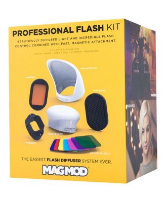 Professional Flash Kit 2 with MagGrip 2, MagSphere 2, MagBounce 2, MagGrid 2, Pro Correction Gels