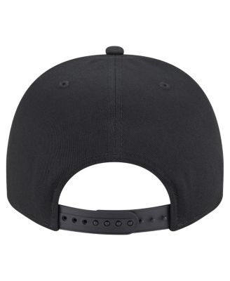 Men's Black Philadelphia Phillies Chainstitch 9FIFTY A-Frame Snapback Hat