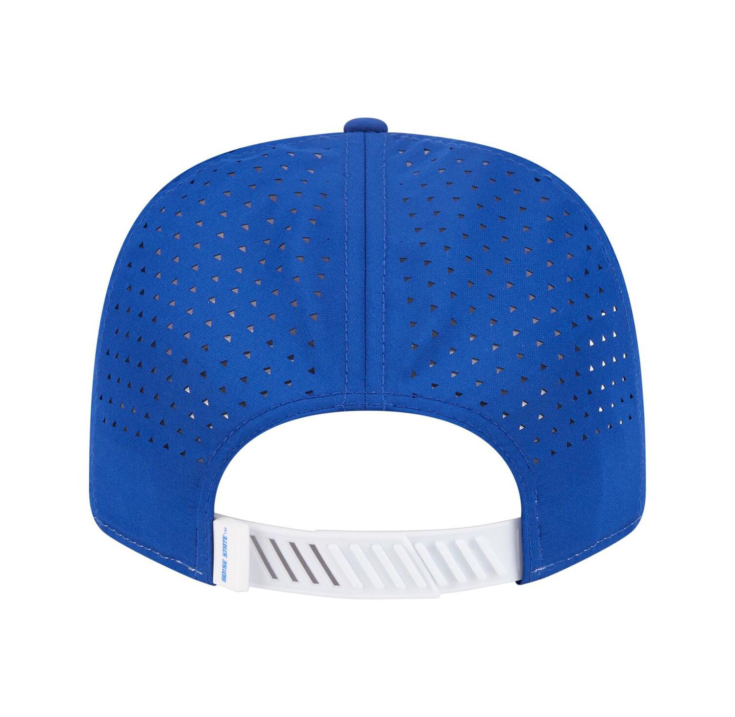 Men's White/Royal Boise State Broncos Perforated Patched 9SEVENTY Adjustable Hat