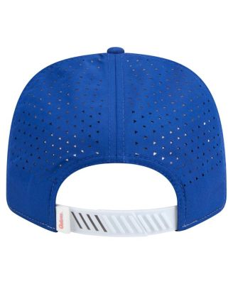 Men's White/Royal Florida Gators Perforated Patched 9SEVENTY Adjustable Hat