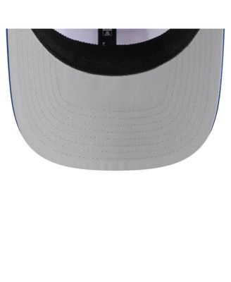 Men's White/Royal New York Mets Established Patch 9SEVENTY Adjustable Hat