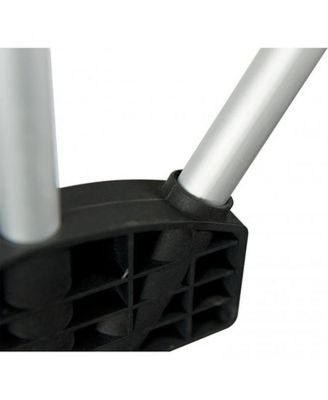 5 x 7' Neutral Gray X-Drop Backdrop Kit, with X-Drop Stand and Travel Case