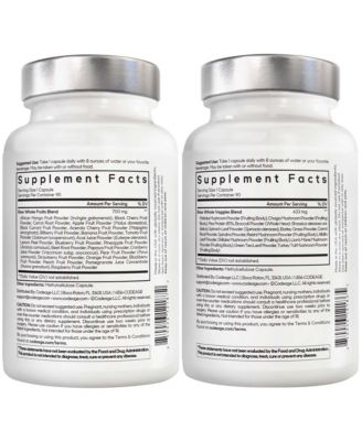 Amen Fruits + Veggies Vitamins Bundle, Raw Whole Food Multivitamin Capsules, Greens Vegetables, Red Fruits & Berries Blend, Fibers + Phytonutrients Superfood Minerals Supplement, Non-GMO, 180 ct