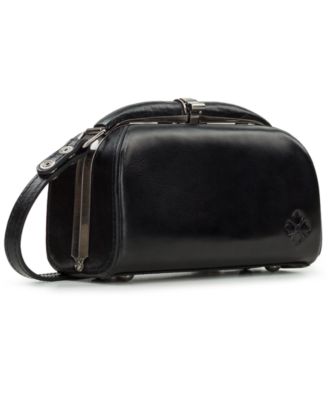 Pilzone Mini Leather Frame Crossbody Bag
