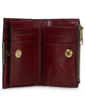 Busalla Leather Bifold Zipper Wallet