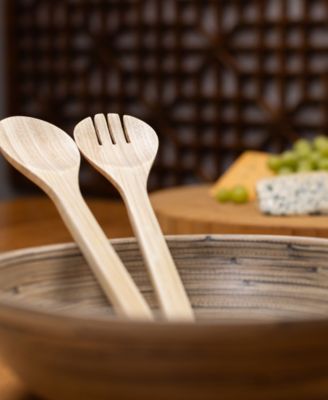Lexa Collection 2 piece 12 inch Bamboo Utensil Set 