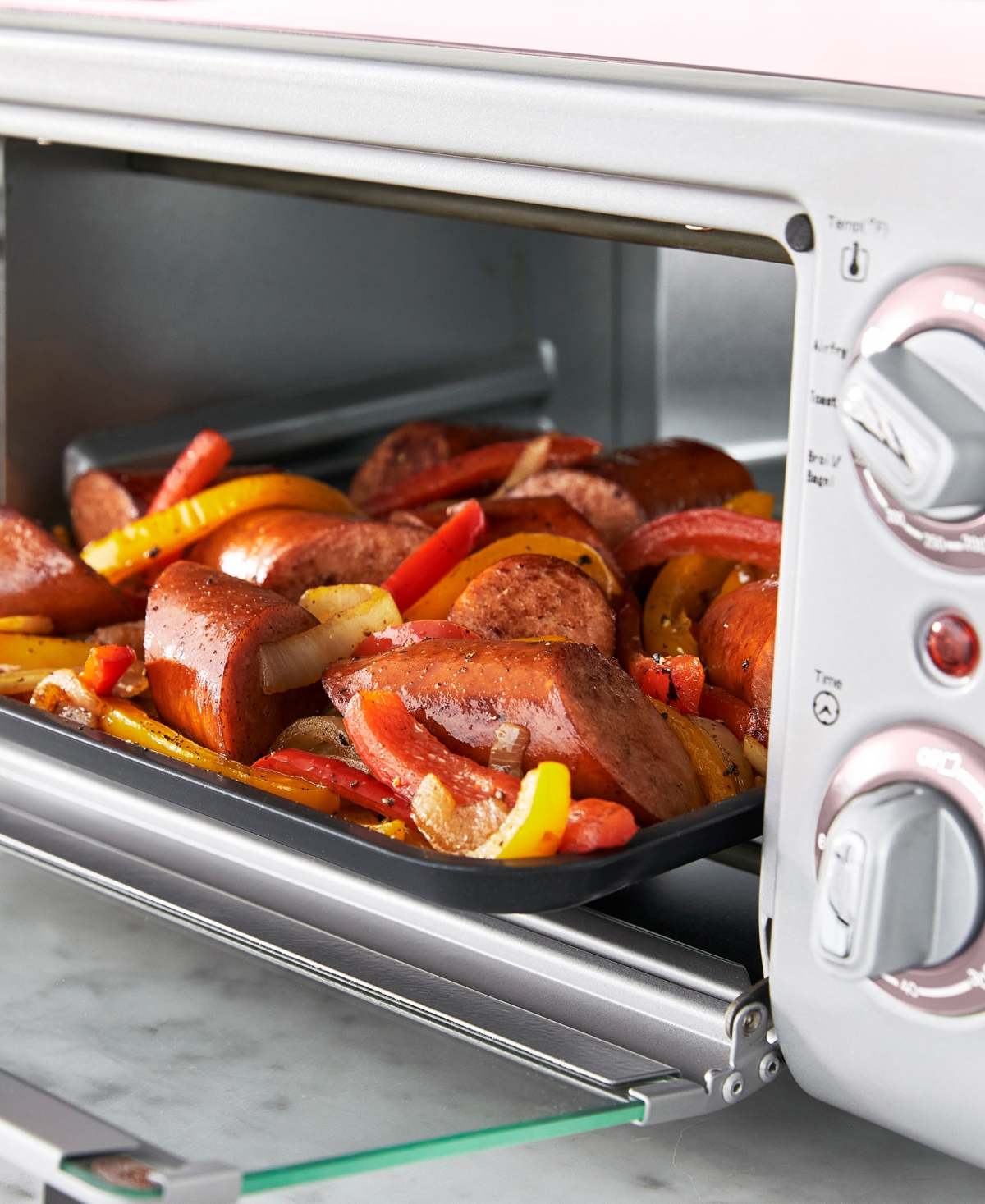 Greenlife 7.9" Air Fry Toaster Oven In Pink