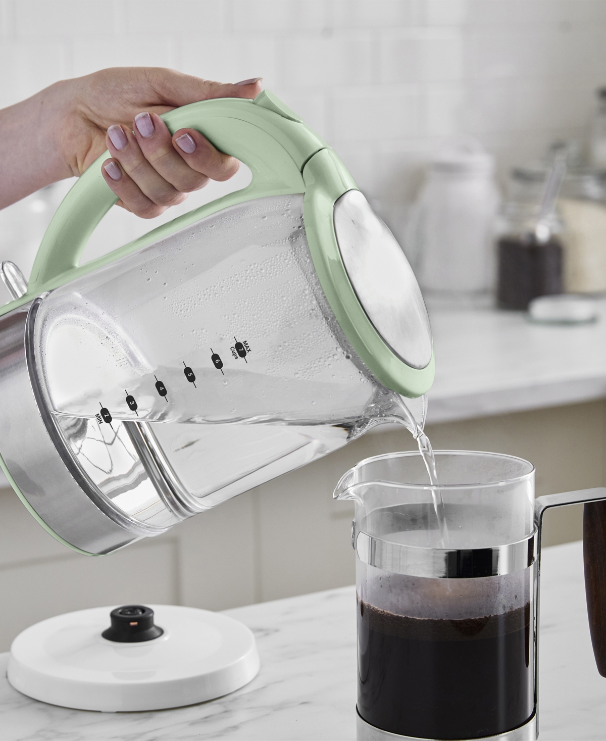 Greenlife 1.7 Liter Qwik Ez Kettle In Green