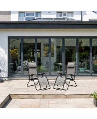 Infinity Zero Gravity Steel Frame Patio Deck Chair