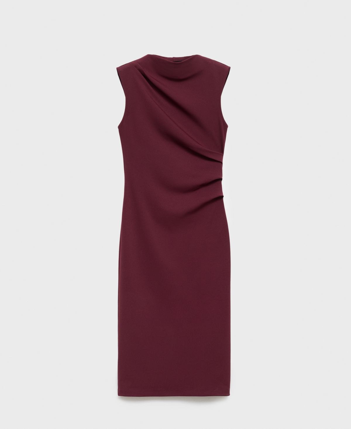 Mango Women's Ruched Fitted Dress