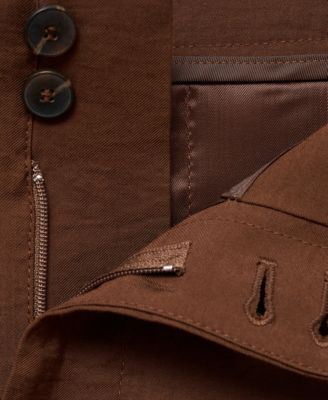 Women's Straight-Fit Pleated Pants