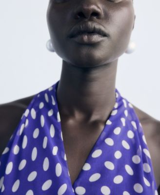 Women's Dots Wrap Dress