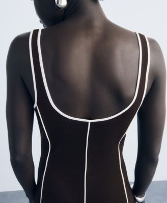 Women's Striped Cotton Dress