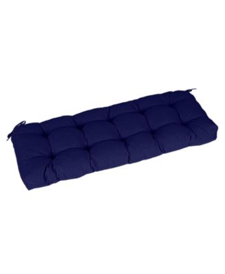 Outdoor Tufted Water-Resistant & Fade-Resistant Bench Cushion, 46" x 19.7" x 5.1"