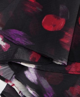 Women's Printed Ruffled Top