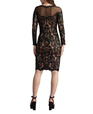 Women's Nerra Embroidered Illusion Dress