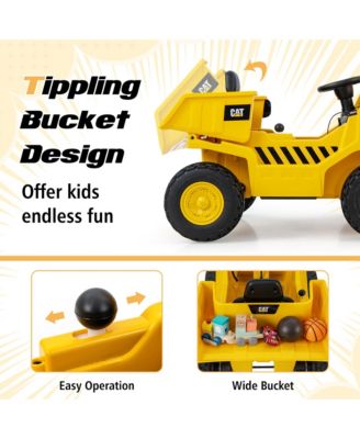 Kids Ride on Dump Truck with 2.4G Remote Control Working Megaphone Sand Shovel